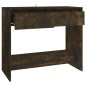 vidaXL Mesa consola madera de ingeniería roble ahumado 89x41x76,5 cm vidaXL Mesa consola madera de ingeniería roble ahumado 89x41x76,5 cm
