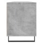 vidaXL Mueble de TV madera contrachapada gris hormigón 150x30x44,5 cm