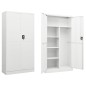 vidaXL Armario de taquilla de acero blanco 90x40x180 cm vidaXL Armario de taquilla de acero blanco 90x40x180 cm