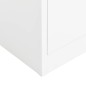 vidaXL Armario de taquilla de acero blanco 90x40x180 cm vidaXL Armario de taquilla de acero blanco 90x40x180 cm