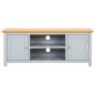 vidaXL Mueble para el televisor madera maciza de roble 120x35x48 cm