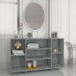 vidaXL Aparador de madera de ingeniería gris Sonoma 120x30x75 cm vidaXL Aparador de madera de ingeniería gris Sonoma 120x30x75 cm