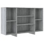 vidaXL Aparador de madera de ingeniería gris Sonoma 120x30x75 cm vidaXL Aparador de madera de ingeniería gris Sonoma 120x30x75 cm