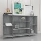 vidaXL Aparador de madera de ingeniería gris Sonoma 120x30x75 cm vidaXL Aparador de madera de ingeniería gris Sonoma 120x30x75 cm