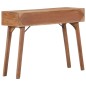 vidaXL Mesa consola de madera maciza de mango 100x35x76 cm