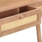 vidaXL Mesa consola de madera maciza de mango 100x35x76 cm