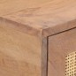 vidaXL Mesa consola de madera maciza de mango 100x35x76 cm