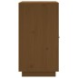 vidaXL Aparador de madera maciza de pino marrón miel 65,5x40x75 cm vidaXL Aparador de madera maciza de pino marrón miel 65,5x40x75 cm
