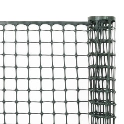 vidaXL Malla para valla de jardín HDPE 5 unidades 1x1,2 m verde