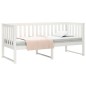 vidaXL Sofá cama madera maciza de pino blanco 75x190 cm vidaXL Sofá cama madera maciza de pino blanco 75x190 cm