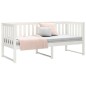vidaXL Sofá cama madera maciza de pino blanco 75x190 cm vidaXL Sofá cama madera maciza de pino blanco 75x190 cm