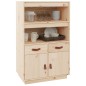 vidaXL Aparador de madera maciza de pino 67x40x108,5 cm vidaXL Aparador de madera maciza de pino 67x40x108,5 cm