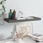 vidaXL Estante flotante de pared MDF gris brillo 60x23,5x3,8 cm vidaXL Estante flotante de pared MDF gris brillo 60x23,5x3,8 cm