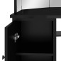 vidaXL Tocador de esquina con LED negro 111x54x141,5 cm vidaXL Tocador de esquina con LED negro 111x54x141,5 cm