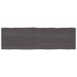 vidaXL Tablero mesa madera tratada borde vivo marrón 200x60x(2-4) cm vidaXL Tablero mesa madera tratada borde vivo marrón 200x60x(2-4) cm