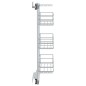 vidaXL Cesta de cocina extraíble 3 niveles plateada 47x15,5x55,5 cm vidaXL Cesta de cocina extraíble 3 niveles plateada 47x15,5x55,5 cm