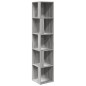 vidaXL Mueble esquina madera contrachapada gris Sonoma 33x33x164,5cm