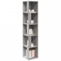 vidaXL Mueble esquina madera contrachapada gris Sonoma 33x33x164,5cm