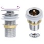 vidaXL Lavabo grifo tapón pulsador cristal templado marrón vidaXL Lavabo grifo tapón pulsador cristal templado marrón