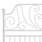 vidaXL Estructura de cama de metal blanco 120x200 cm vidaXL Estructura de cama de metal blanco 120x200 cm