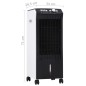 vidaXL Enfriador, humidificador y purificador de aire 3 en 1 65 W vidaXL Enfriador, humidificador y purificador de aire 3 en 1 65 W