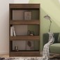 vidaXL Estantería/divisor madera ingeniería marrón roble 60x30x103 cm