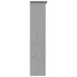 vidaXL Librería BODO 5 estantes madera maciza pino gris 80x38x180 cm vidaXL Librería BODO 5 estantes madera maciza pino gris 80x38x180 cm