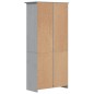 vidaXL Librería BODO 5 estantes madera maciza pino gris 80x38x180 cm vidaXL Librería BODO 5 estantes madera maciza pino gris 80x38x180 cm