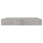 vidaXL Estante flotante pared 4 uds MDF gris hormigón 23x23,5x3,8 cm vidaXL Estante flotante pared 4 uds MDF gris hormigón 23x23,5x3,8 cm