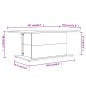 vidaXL Mesa de centro madera de ingeniería gris Sonoma 102x55,5x40 cm vidaXL Mesa de centro madera de ingeniería gris Sonoma 102x55,5x40 cm