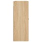 vidaXL Armario de pared 2 unidades roble Sonoma 69,5x34x90 cm