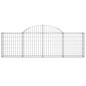 vidaXL Cestas de gaviones 4 uds forma de arco hierro 200x30x60/80 cm vidaXL Cestas de gaviones 4 uds forma de arco hierro 200x30x60/80 cm