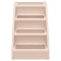vidaXL Escalera plegable para perros crema 62x40x49,5 cm vidaXL Escalera plegable para perros crema 62x40x49,5 cm