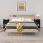 vidaXL Mesitas de noche 2 uds madera maciza de pino negro 40x35x61,5cm vidaXL Mesitas de noche 2 uds madera maciza de pino negro 40x35x61,5cm