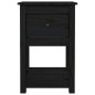 vidaXL Mesitas de noche 2 uds madera maciza de pino negro 40x35x61,5cm vidaXL Mesitas de noche 2 uds madera maciza de pino negro 40x35x61,5cm