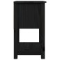vidaXL Mesitas de noche 2 uds madera maciza de pino negro 40x35x61,5cm vidaXL Mesitas de noche 2 uds madera maciza de pino negro 40x35x61,5cm