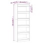 vidaXL Estantería/divisor madera ingeniería roble Sonoma 60x30x166 cm