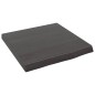 vidaXL Encimera baño madera maciza tratada gris oscuro 40x40x(2-4) cm vidaXL Encimera baño madera maciza tratada gris oscuro 40x40x(2-4) cm