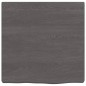 vidaXL Encimera baño madera maciza tratada gris oscuro 40x40x(2-4) cm vidaXL Encimera baño madera maciza tratada gris oscuro 40x40x(2-4) cm