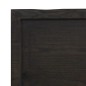 vidaXL Encimera baño madera maciza tratada gris oscuro 40x40x(2-4) cm vidaXL Encimera baño madera maciza tratada gris oscuro 40x40x(2-4) cm