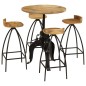 vidaXL Juego de muebles de bar madera maciza mango 5 piezas vidaXL Juego de muebles de bar madera maciza mango 5 piezas