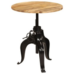 vidaXL Juego de muebles de bar madera maciza mango 5 piezas