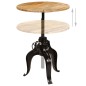 vidaXL Juego de muebles de bar madera maciza mango 5 piezas vidaXL Juego de muebles de bar madera maciza mango 5 piezas