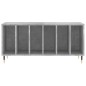 vidaXL Mueble discos madera contrachapada gris hormigón 100x38x48 cm vidaXL Mueble discos madera contrachapada gris hormigón 100x38x48 cm