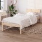 vidaXL Estructura de cama madera maciza de pino individual 90x190 cm vidaXL Estructura de cama madera maciza de pino individual 90x190 cm
