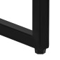 vidaXL Set muebles bar 3 piezas madera maciza reciclada y cuero cabra 