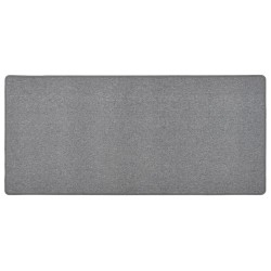 vidaXL Alfombra de pasillo gris oscuro 80x150 cm