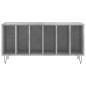 vidaXL Mueble discos madera contrachapada gris hormigón 100x38x48 cm vidaXL Mueble discos madera contrachapada gris hormigón 100x38x48 cm