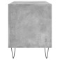 vidaXL Mueble discos madera contrachapada gris hormigón 100x38x48 cm vidaXL Mueble discos madera contrachapada gris hormigón 100x38x48 cm