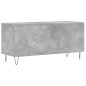 vidaXL Mueble discos madera contrachapada gris hormigón 100x38x48 cm vidaXL Mueble discos madera contrachapada gris hormigón 100x38x48 cm